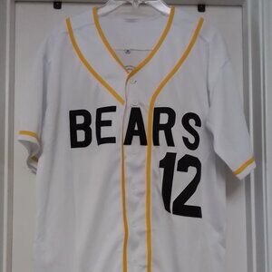 Bad News Bears Chico's Bail Bonds "let freedom ring" Baseball Jersey 12 Medium